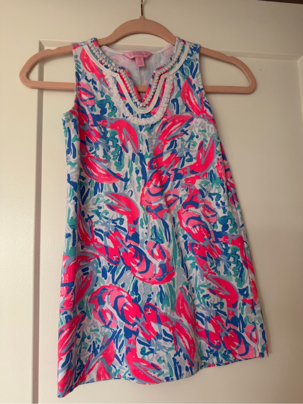 Lilly Pulitzer Pink Lobster print Girls' dress 🦞